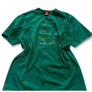 Disney Mickey Mouse Unlimited Green and Multi-coloured Tee